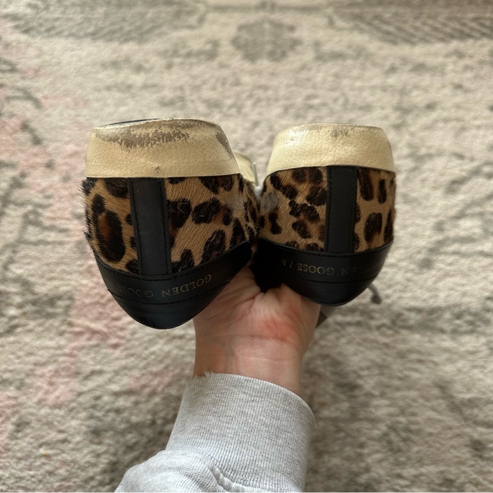 Golden Goose Superstar low-top sneaker in leopard - Picture 6 of 10